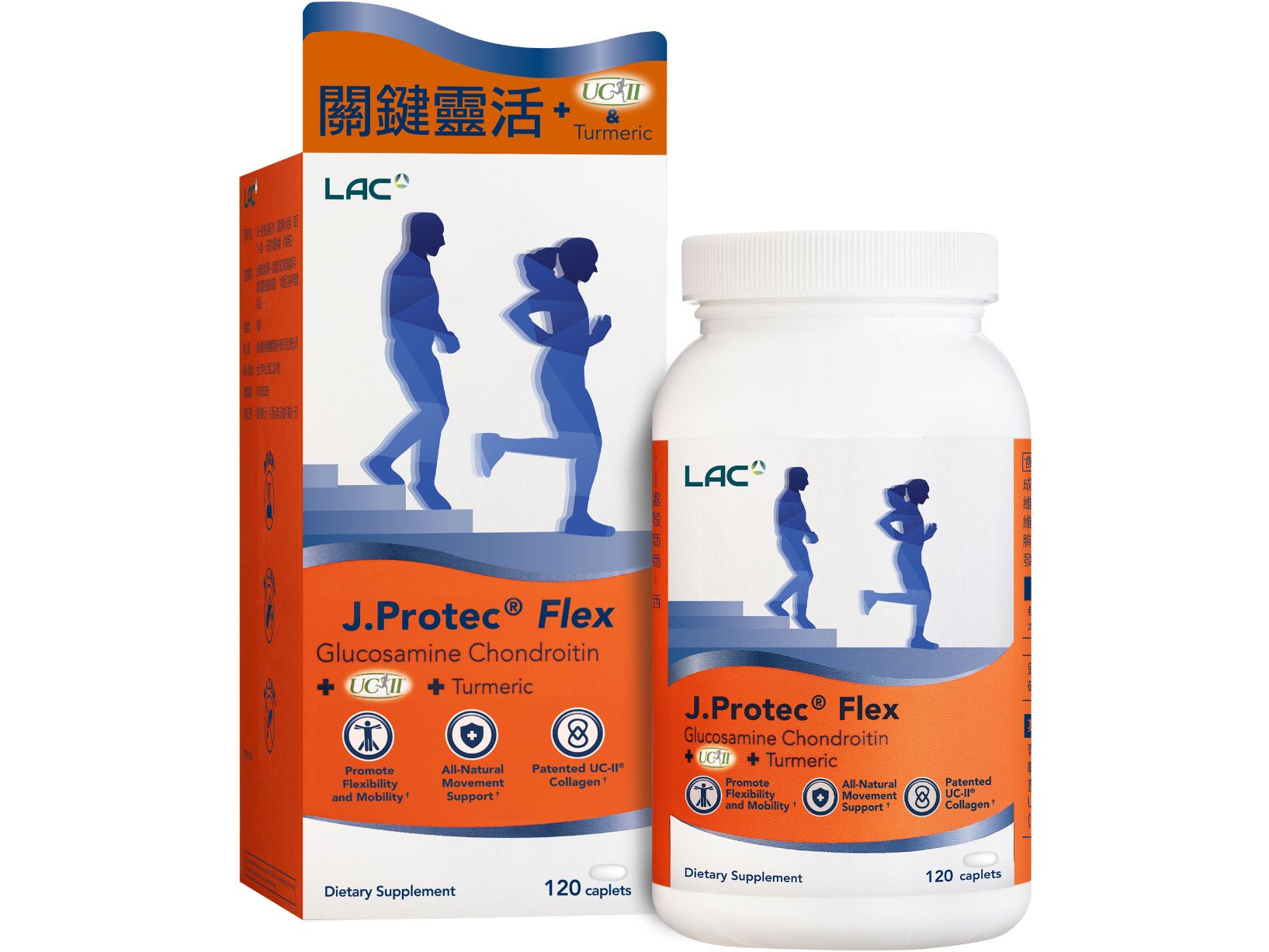 敏力捷Flex UC-II®+薑黃食品錠: retailer-supplied image